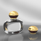 Przezroczysta kulka w stylu srebrnego złota Pokrywa butelki perfum Metal Zamac Exquisite Brand